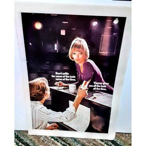 Vintage 1970 Viceroy Cigarettes Woman Piano Original Ad epherma